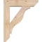 Ekena Millwork Funston Slat Smooth Bracket w/ Offset Brace, Douglas Fir, 5 1/2"W x 20"D x 24"H BKT0604X20X24FST06SDF - alternate 2